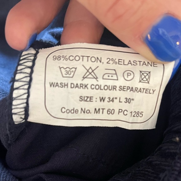 Peter Christian corduroy pants • Mens  34x30 - Picture 6 of 8